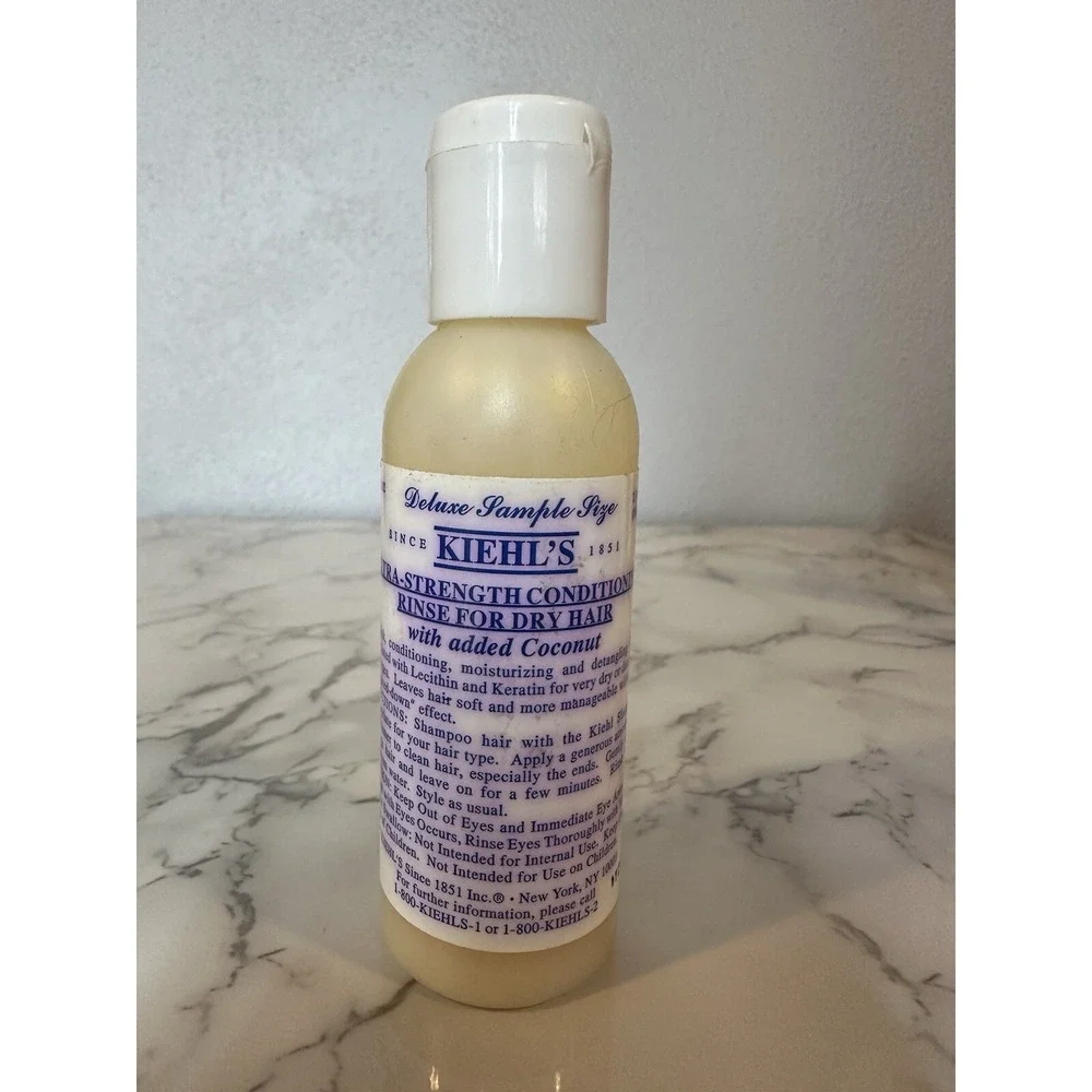 Set Of 3 KIEHL'S Products. Shampoo, Conditioner And Facial Moisturizer *preowned